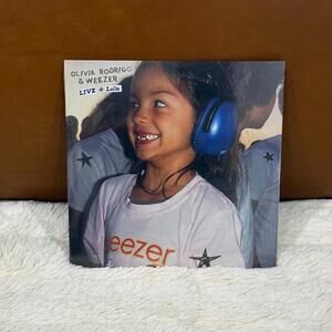 OLIVIA RODRIGO Olivia X Weezer Live SEALED limited edition 7" single Blue Vinyl